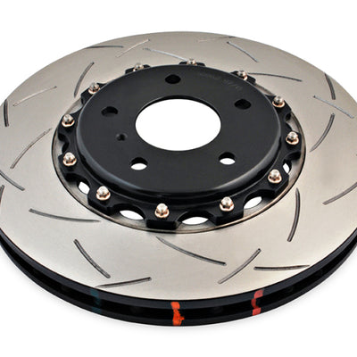 DBA 03-07 350Z / 03-04 G35 w/ Brembo Front Slotted 5000 Series 2 Piece Rotor Assembled w/ Black Hat