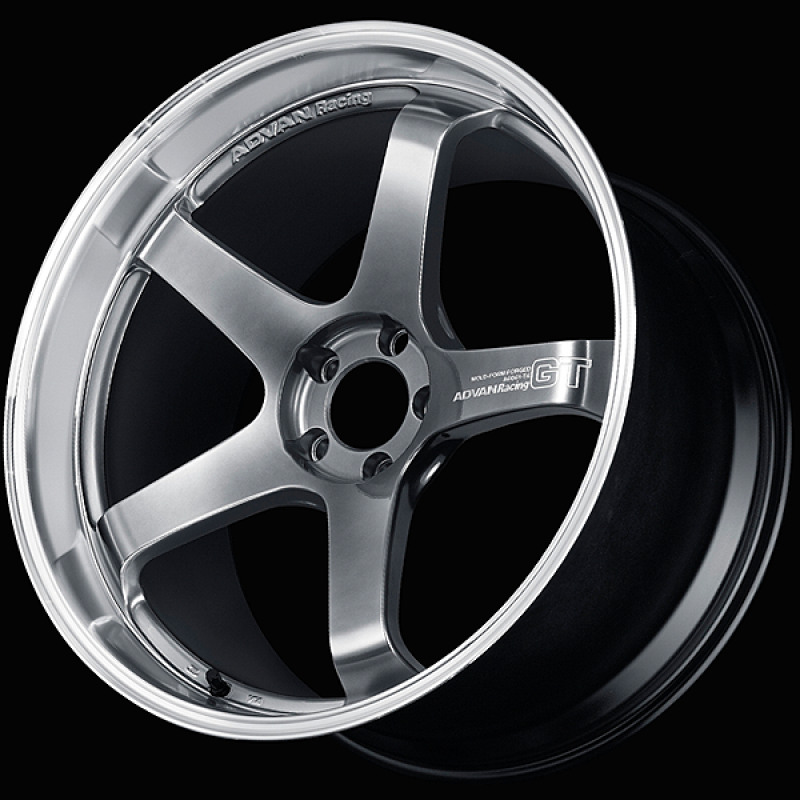 Advan GT Premium Version 20x12.0 / +20 ET / 5x114.3 / 73mm Bore / Machining and Hyper Platinum Black