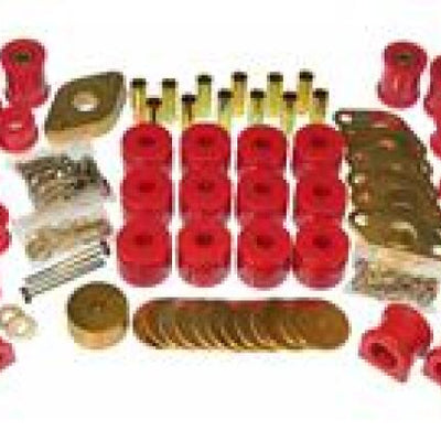Prothane 07-11 Jeep Wrangler Total Kit - Red