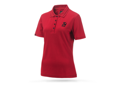 Akrapovic Corpo Polo Red Womens - L