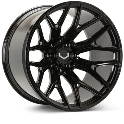 Vossen VFX-03 22x12 - 8x165.1 - ET44 - Ultra Deep - 125.1 - Gloss Black Wheel