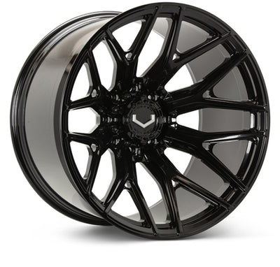 Vossen VFX-03 24x14 - 6x139.7 - ET44 - Mega Deep - 78.1 - Gloss Black Wheel