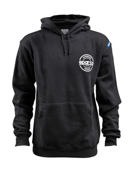 Sparco Sweatshirt Hooded S-Seal Blk Xlrg
