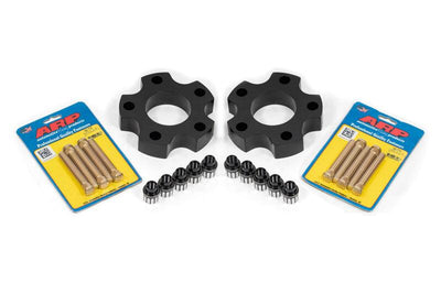 BMR 05-13 Chevrolet Corvette C6 Wheel Spacer Kit Front 1.25in Wide M12 Studs Shank Lugs - Black