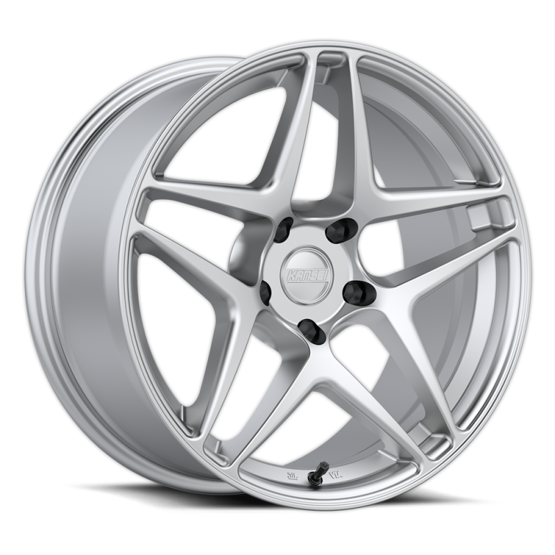 Kansei K15H Astro 19x8.5in / 5x108 BP / 35mm Offset / 73.1mm Bore - Hyper Silver Wheel