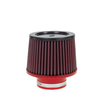 BMC Single Air Universal Conical Filter w/Carbon Top - 80mm Inlet / 110mm H