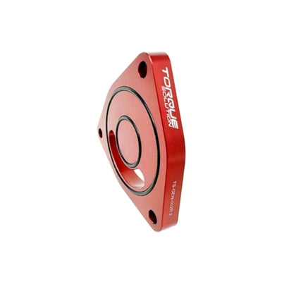 Torque Solution V2 Blow Off BOV Sound Plate (Red): Multiple Applications