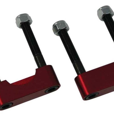 Moroso 65-82 GM 12 Bolt (w/Straps) U-Joint Girdle - Red Anodized - Set