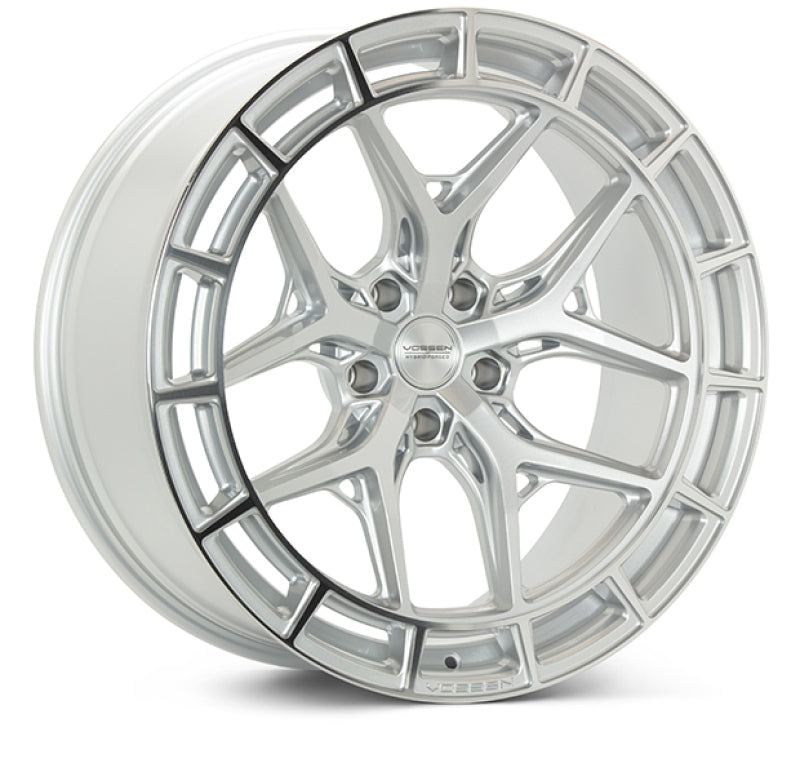 Vossen HFX-1 20x10.5 - 5x112 - ET45 - Deep - 66.5 - Silver Polished Wheel