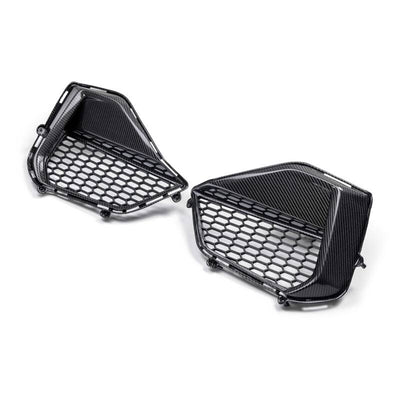 Anderson Composites 2024 Ford Mustang GT Carbon Fiber Front Bumper Inserts