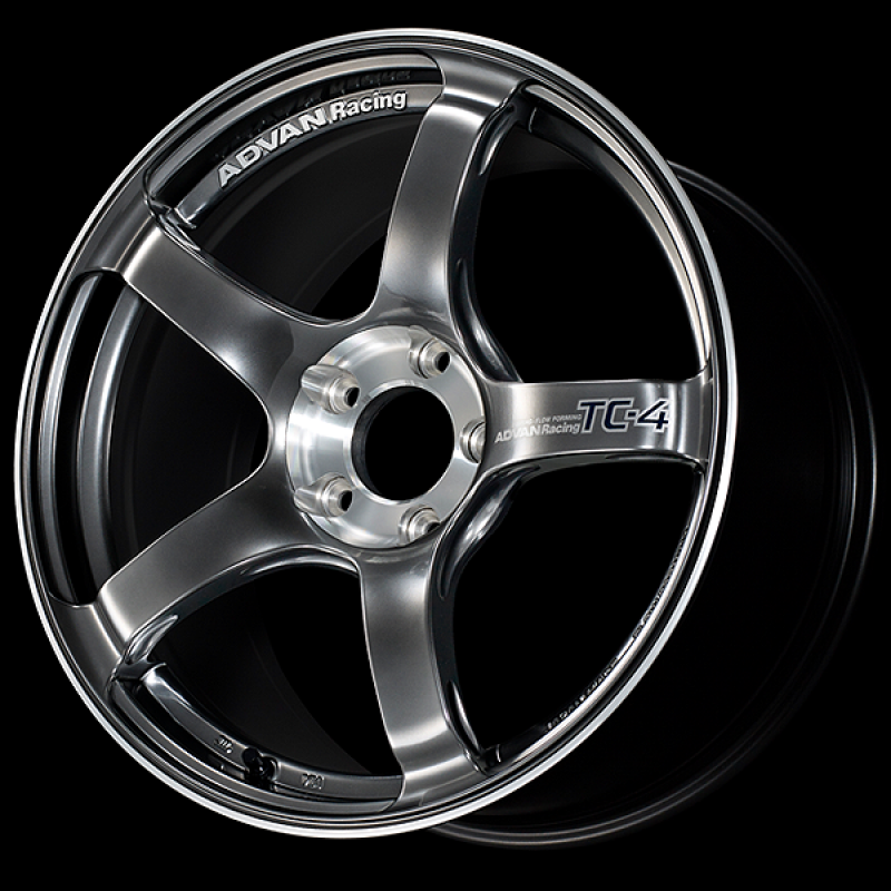 Advan TC-4 SE 17x9.0 / +45 Offset / 5x114.3 / 73mm Bore / Racing Hyper Black and Diamond Cut