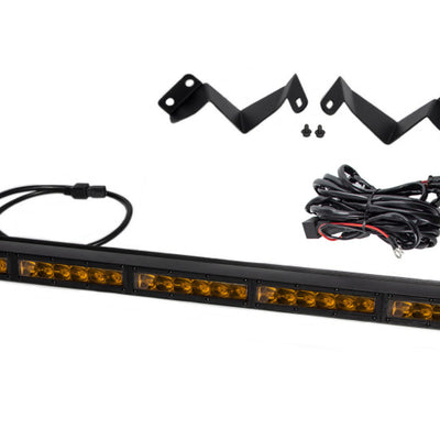 Diode Dynamics 16-21 Toyota Tacoma SS30 Stealth Lightbar Kit - Amber Driving