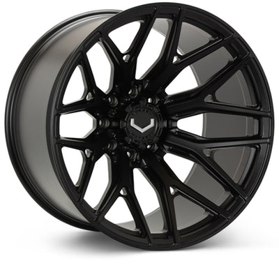 Vossen VFX-03 22x10 - 6x139.7 - ET18 - Super Deep - 78.1 - Satin Black Wheel