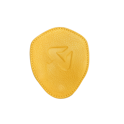 Akrapovic Leather Headphones Case - Yellow