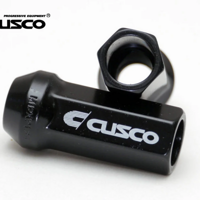 Cusco Wheel Lug Nut Set - M12 x P1.25mm - Black (20pcs)