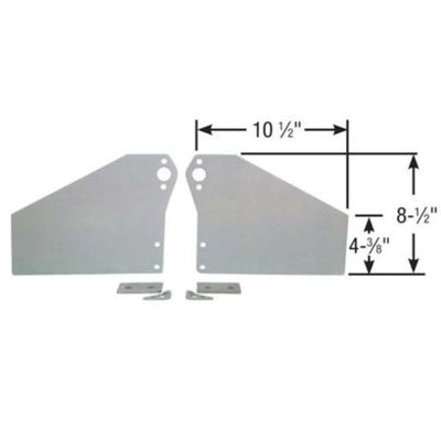 Moroso SBC & 90 Degree V6 Engines 2-Piece Front Motor Plate
