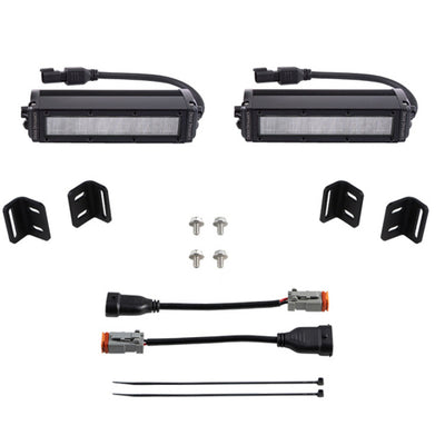 Diode Dynamics 2022 Toyota Tundra SS6 LED Fog Light Kit - White Wide