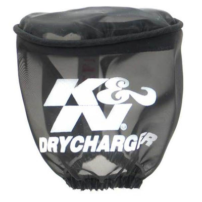 K&N Drycharger Air Filter Wrap - Oval Straight - Black