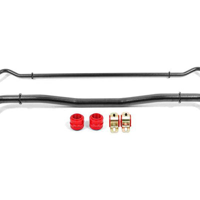 BMR 08-20 Dodge Challenger Front/Rear Sway Bar Kit w/ Bushings - Black Hammertone