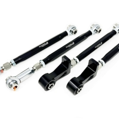Torque Solution 04-07 Subaru Impreza WRX STI Rear Lateral Link Camber / Toe Arms - Black (Set of 4)