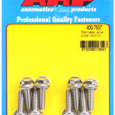 ARP Valve Cover Stainless Steel 1/4in x 20 Hex Bolt Kit (8/pkg)