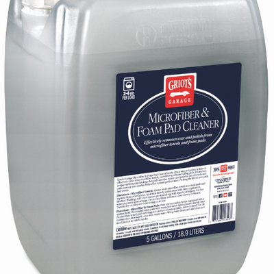 Griots Garage Microfiber & Foam Pad Cleaner - 5 Gallons (Minimum Order Qty of 2 - No Drop Ship)