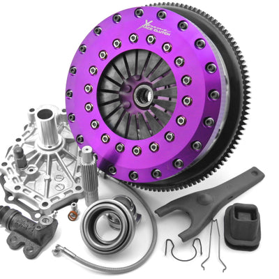 XClutch 93-98 Nissan Skyline GT-R 2.6L R33 9in Twin Solid Ceramic Clutch Kit