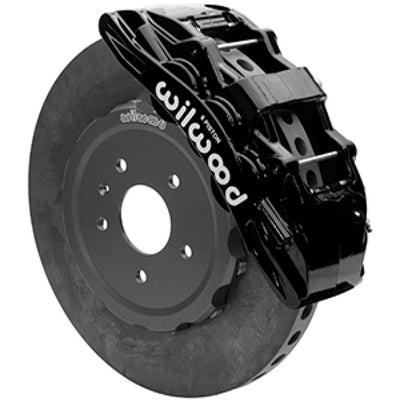 Wilwood SX6R WCCB Carbon-Ceramic Front Brake Kit 15in Plain Face Black 05-13 Chevy Corvette