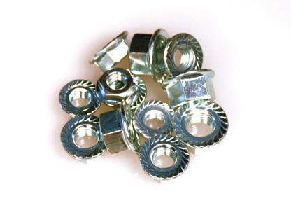ARP 1/4-28 SS Flanged Hex Nut Kit - 2 Pack