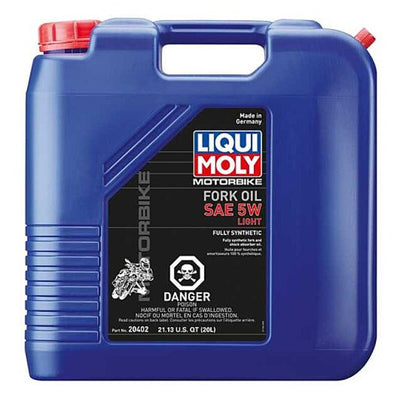 LIQUI MOLY 20L Motorbike Fork Oil SAE 5W Light