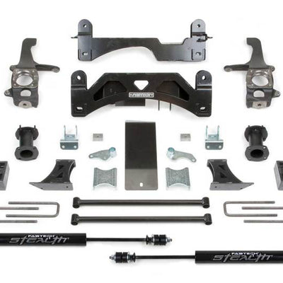 Fabtech 07-15 Toyota Tundra 2/4WD 6in Basic Sys w/C/O Spacers & Stealth Rr