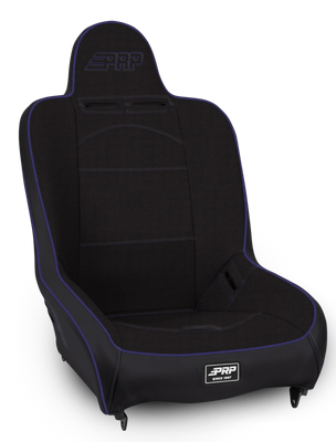 PRP Premier High Back Suspension Seat- Black/Purple Tweed