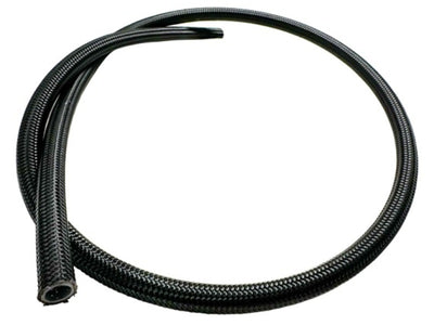 Fuelab Black Nylon Stainless Steel Braided PTFE Hose - 12AN - 10ft