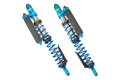 King Can Am Maverick R 3.0 Rear Coilover w/ Adj&amp;Finned Res. Mid-Port Swivel