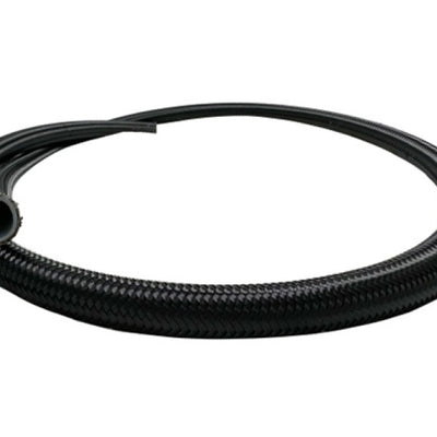 Fuelab Black Nylon Stainless Steel Braided PTFE Hose - 6AN - 20ft