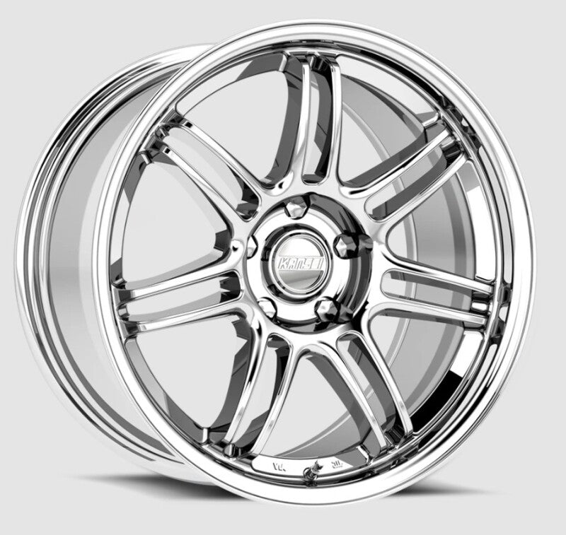 Kansei K17X Seven 19x9.5in / 5x114.3 BP / 12mm Offset / 73.1mm Bore - Chrome