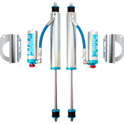 King Shocks 89-97 Toyota Land Cruiser 80 Front 2.5 Dia Remote Res Shock for 6in Lift w/Adj (Pair)