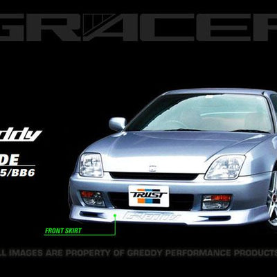 GReddy 97-01 Honda Prelude Urethane Front Lip Spoiler ** Must ask/call to order**