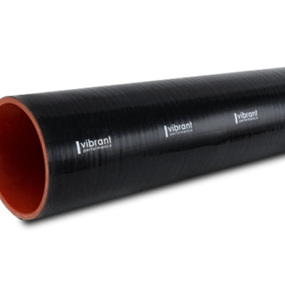 Vibrant Straight Hose Coupler 4.25in ID x 12in Long - Black