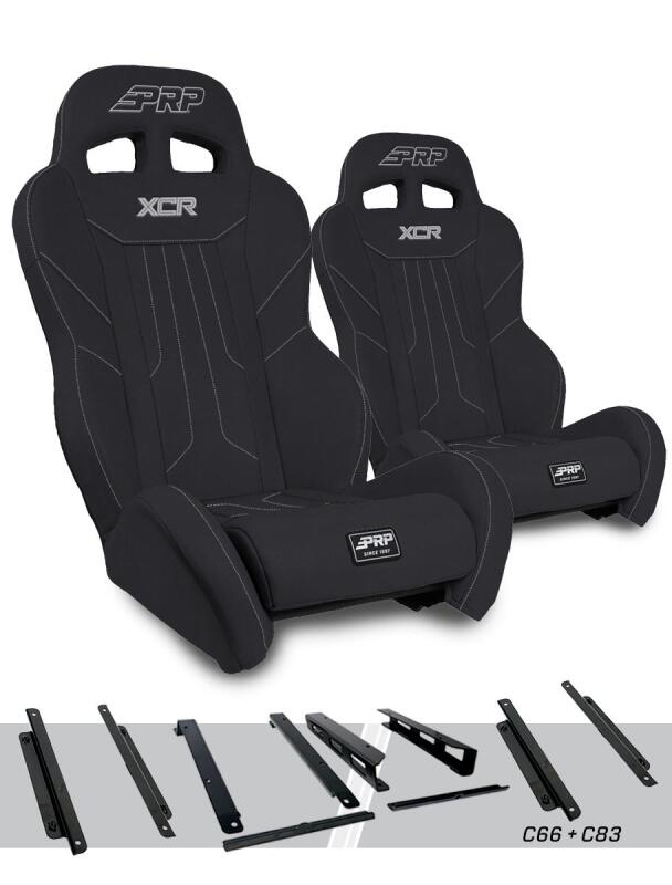 PRP Honda Talon XCR Suspension Seats Kit (Pair) - Black