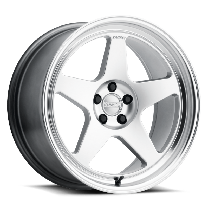 Kansei K12H Knp 18x10.5in / 5x114.3 BP / 12mm Offset / 73.1mm Bore - Hyper Silver Wheel