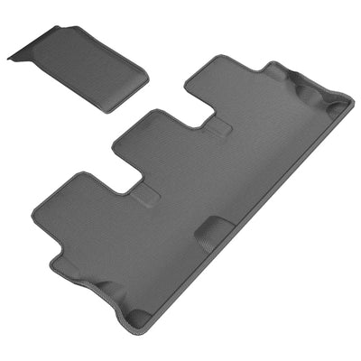 3D MAXpider 2014-2019 Toyota Highlander Kagu 3rd Row Floormats - Black
