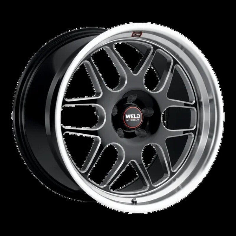 Weld Solana 18x10 / 5x120.65 BP / ET28 / 70.3mm Bore - Gloss Black MIL DIA Wheel