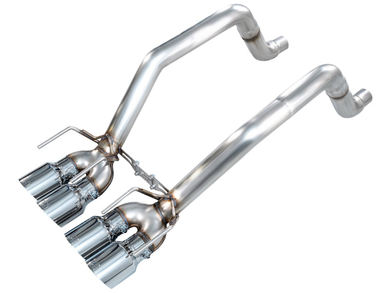AWE Tuning 05-07 C6 Chevrolet Corvette 6.0L Track Edition Axle-Back Exhaust w/ Chrome Silver Tips