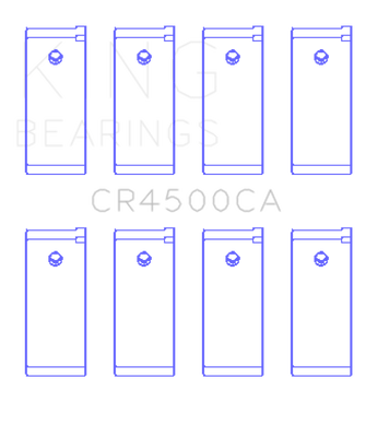 King Engine Bearings Nissan Yd22/Yd25 (Size +0.50mm) Connecting Rod Bearing Set