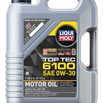 LIQUI MOLY 5L Top Tec 6100 Motor Oil SAE 0W30
