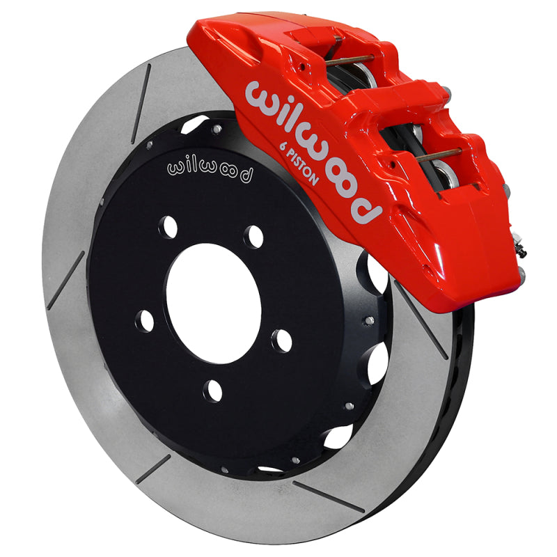 Wilwood Forged Dynapro 6 Front Big Brake Kit - 12.88 x 1.00 Slotted - Red