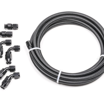 Radium Engineering 8AN Universal PTFE Hose Kit - Black Carbon