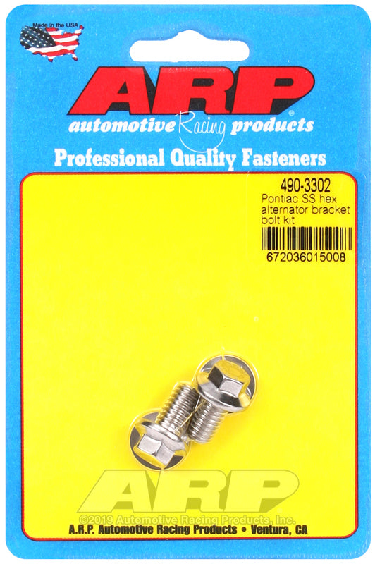 ARP Pontiac SS Hex Alternator Bracket Bolt Kit