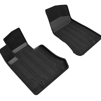 3D MAXpider 16-21 Mercedes-Benz GLC-Class (X205) Elegant Hybrid 1st Row Floormat - Black